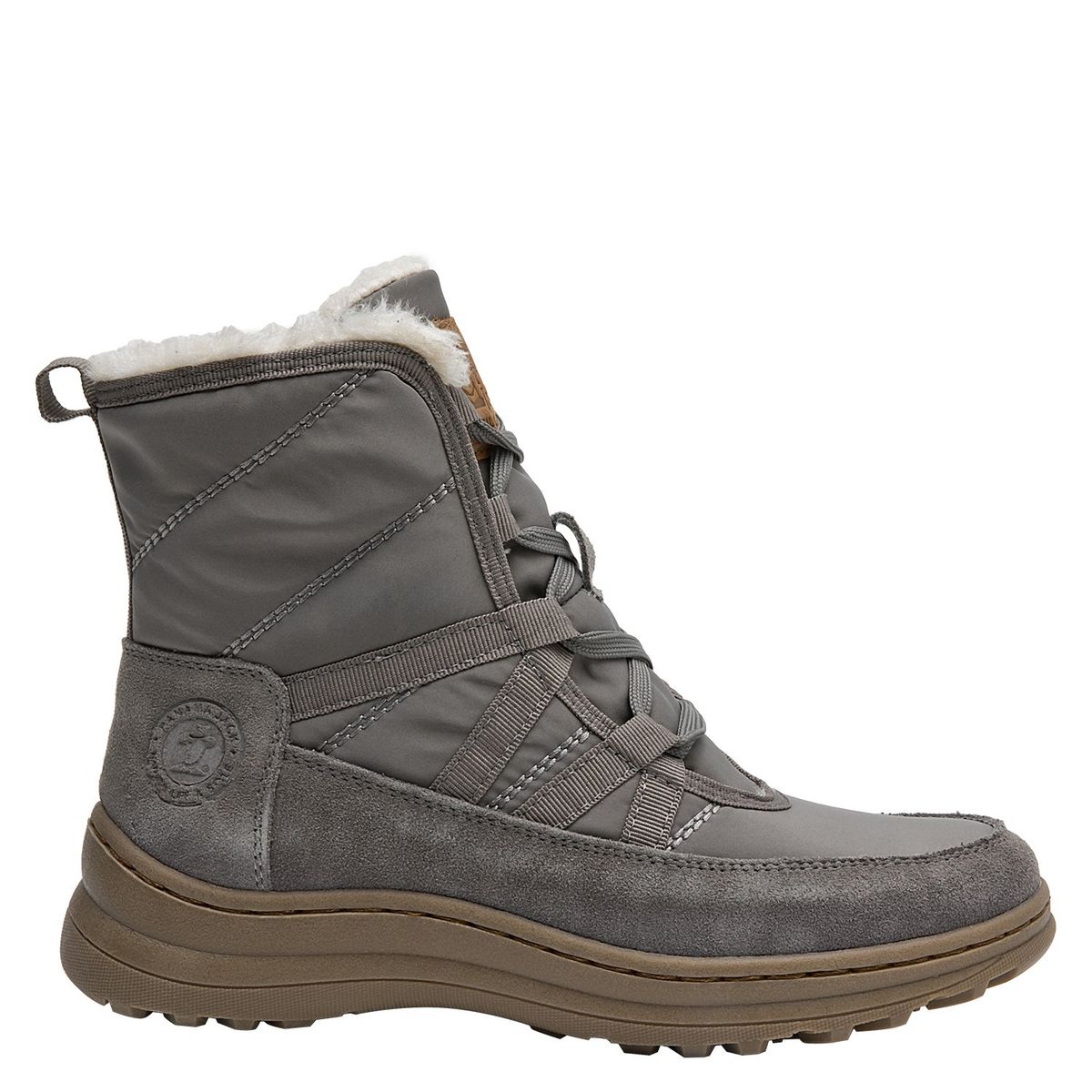 PANAMA JACK - Botín Mujer Cuero Gris Panama Jack