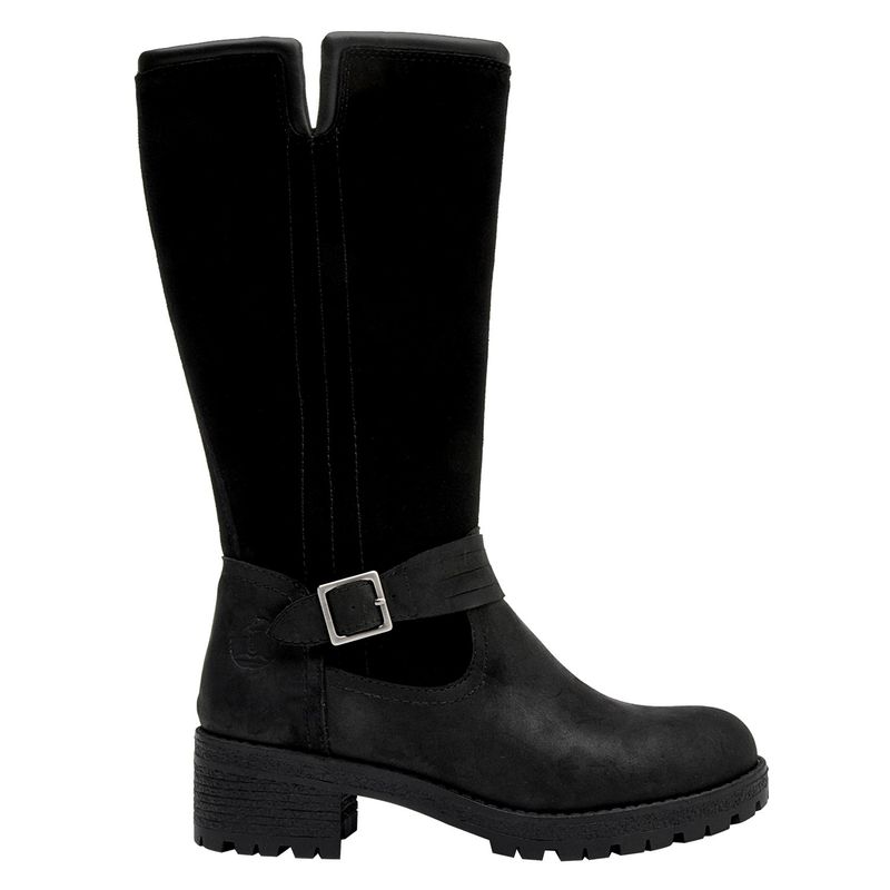 PANAMA JACK - Bota Mujer Cuero Negro Panama Jack
