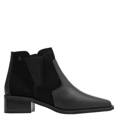 POLLINI - Botín Mujer Cuero Negro