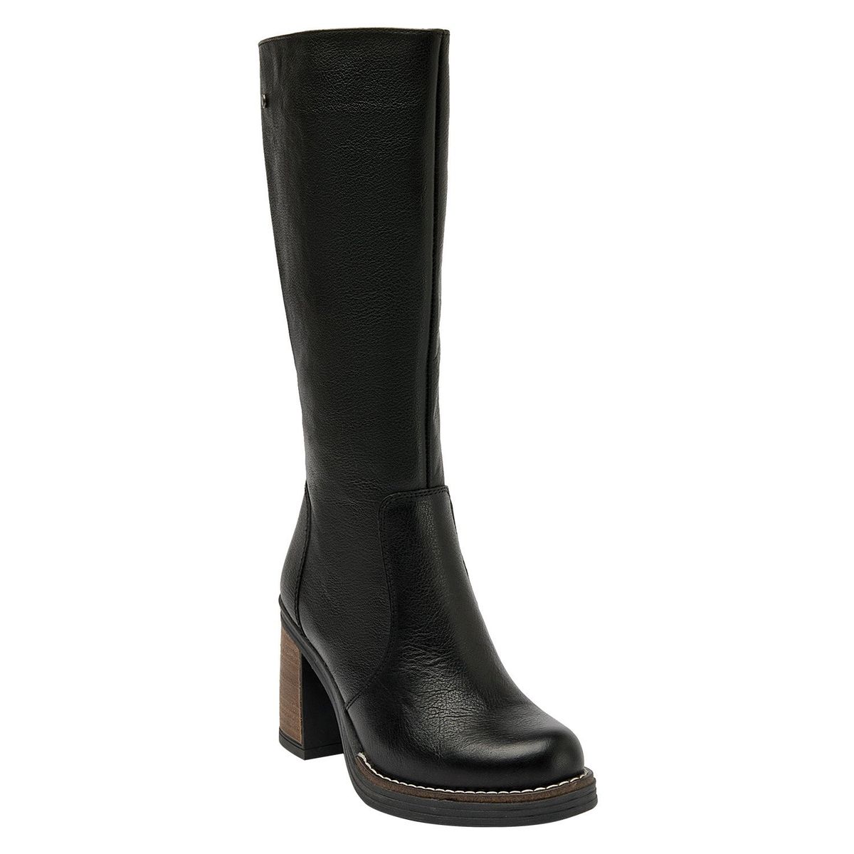 POLLINI - Bota Mujer Cuero Negro Pollini