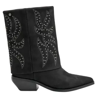 POLLINI - Bota Mujer Cuero Negro