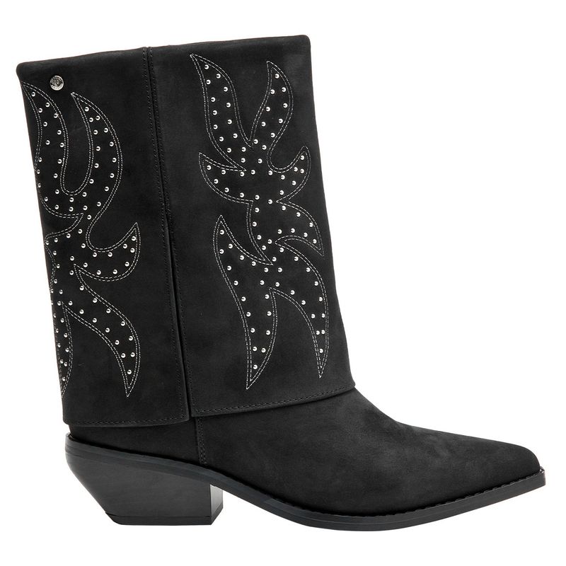 POLLINI - Bota Mujer Cuero Negro Pollini