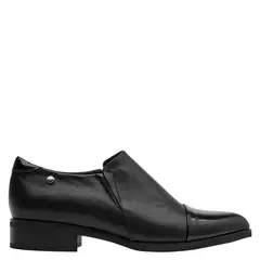 POLLINI - Zapato Casual Cuero Negro