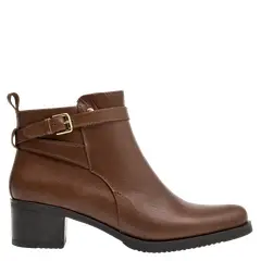 POLLINI - Botín Mujer Cuero Café