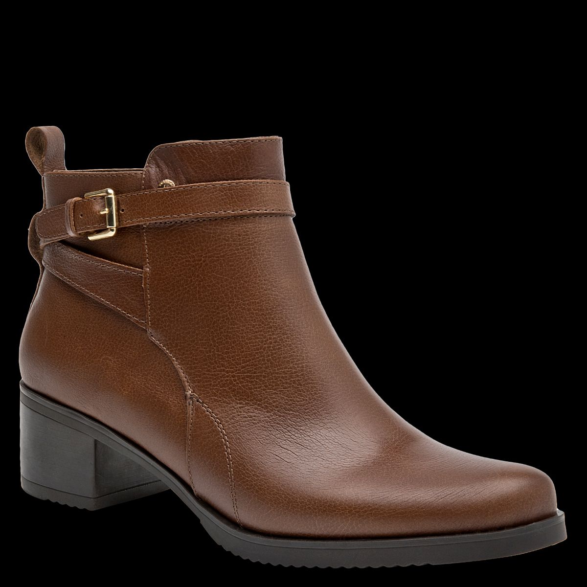 POLLINI - Botín Mujer Cuero Café Pollini