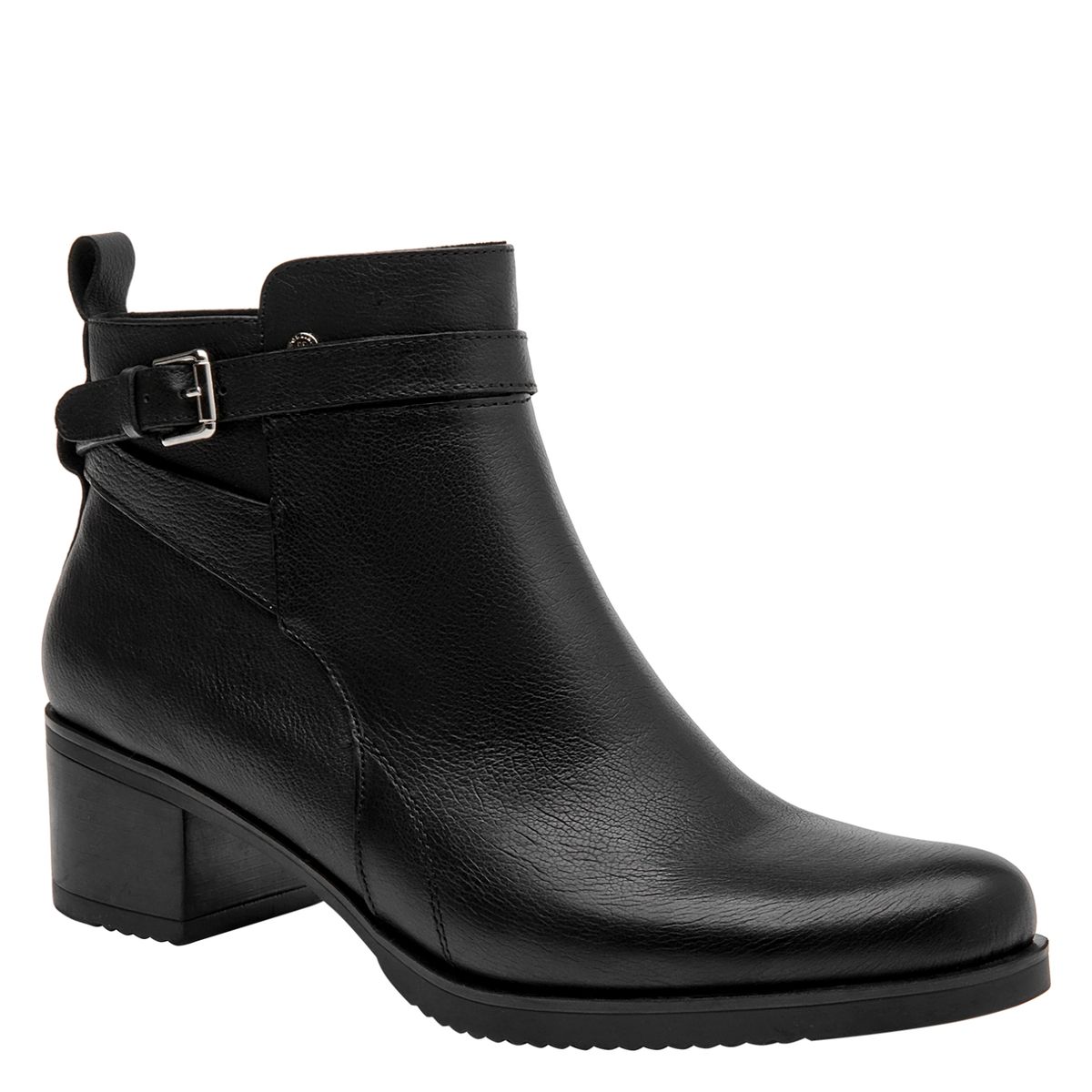 POLLINI - Botín Mujer Cuero Negro Pollini
