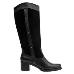 POLLINI - Bota Mujer Cuero Negro