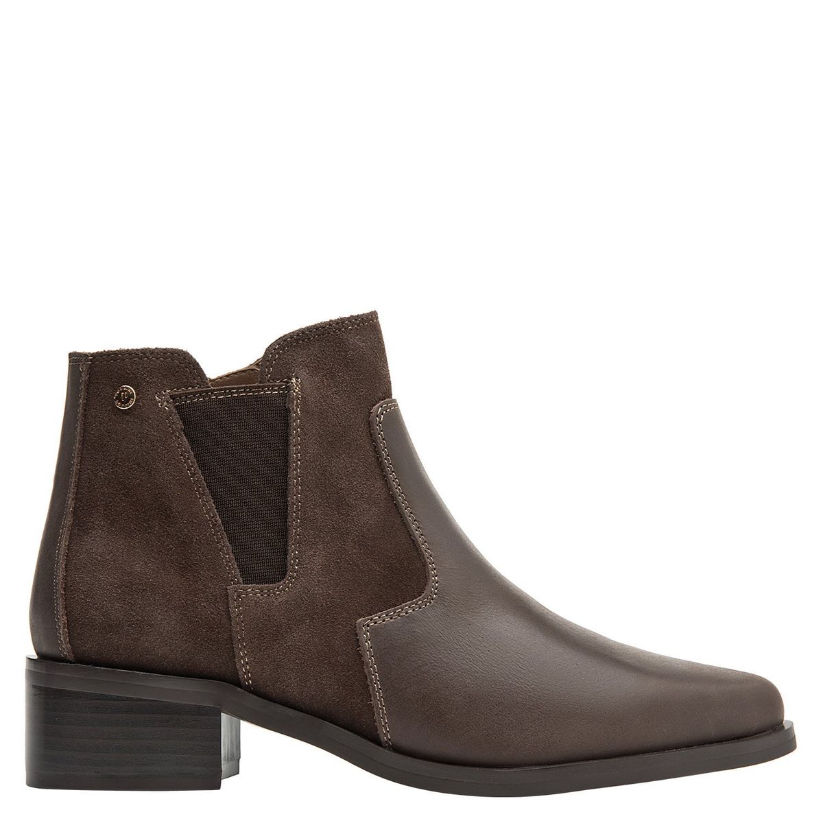 POLLINI - Botín Mujer Cuero Café Pollini