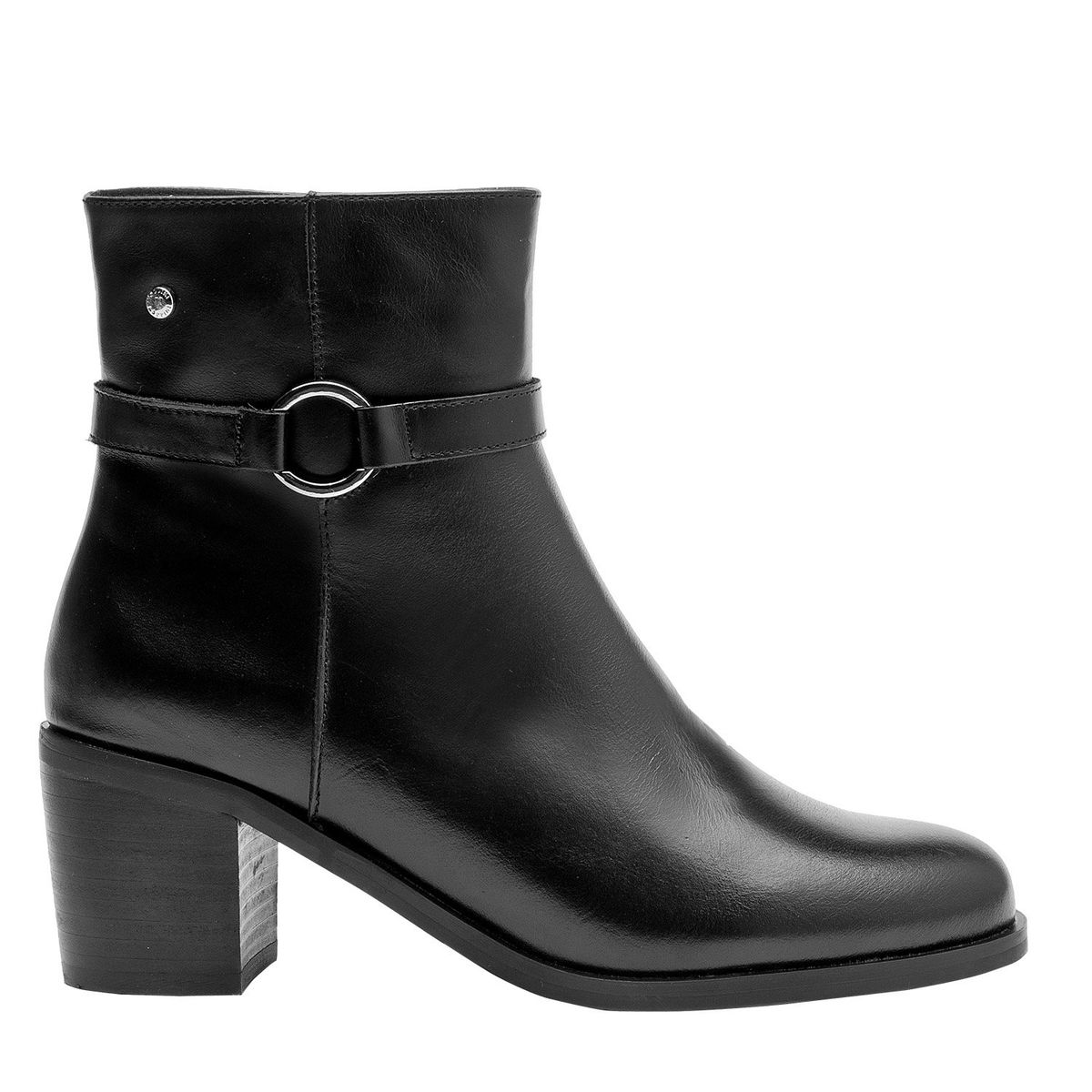 POLLINI - Botín Mujer Cuero Negro Pollini