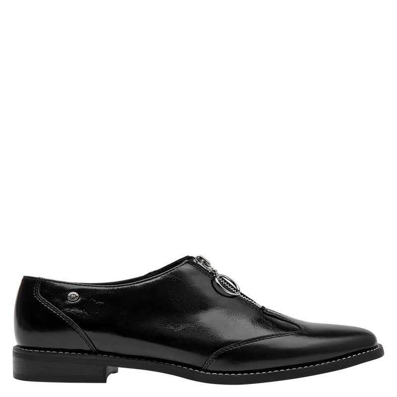 POLLINI - Zapato Casual Mujer Cuero Negro Pollini