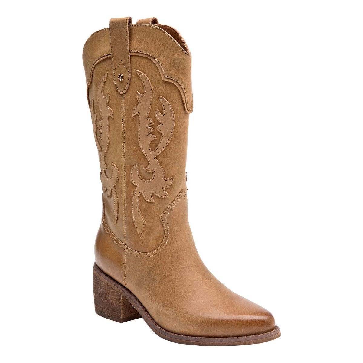 POLLINI - Bota Mujer Cuero Café Pollini