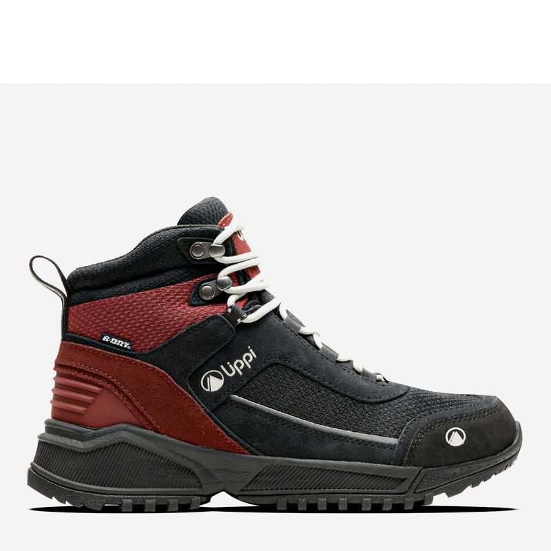 LIPPI - Hill Hiker Zapatilla Outdoor y Trekking Mujer Impermeable Cuero Rojo Lippi