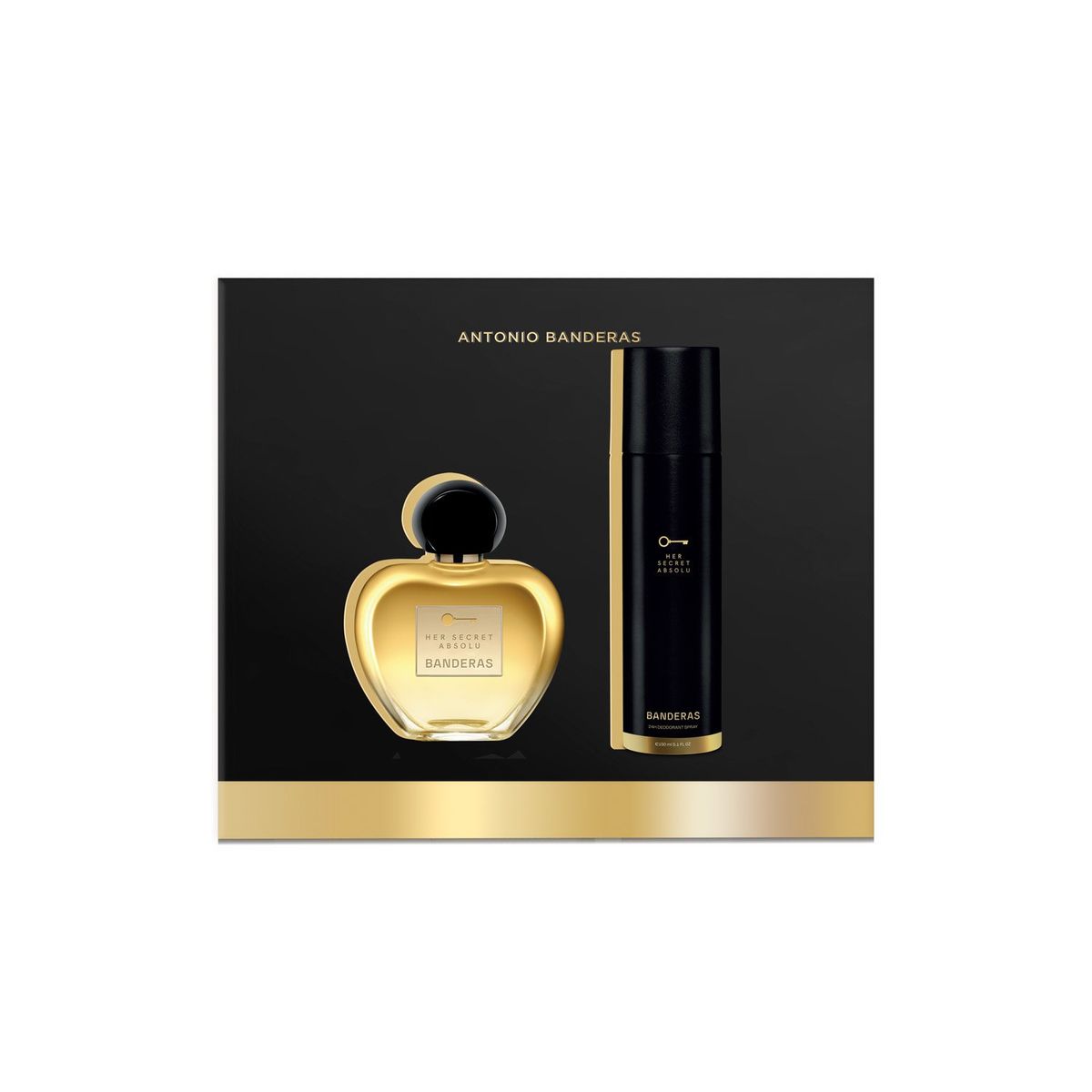 BANDERAS - Set Perfume Mujer Her Secret Absolu EDP 80Ml + Desodorante 150Ml Banderas Antonio Banderas