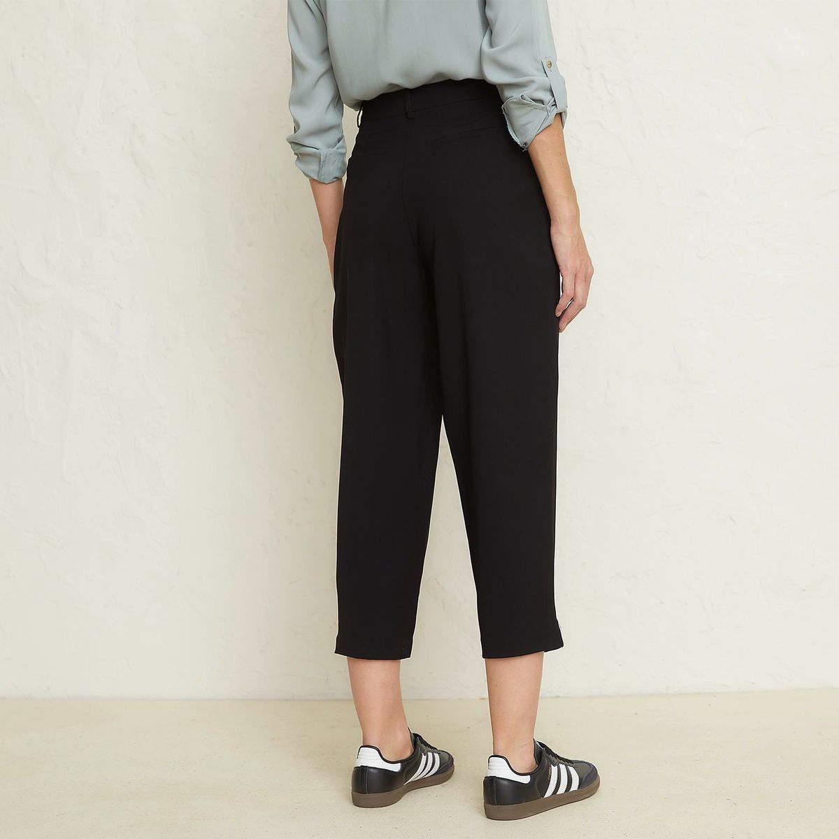 BASEMENT - Pantalones Mujer Basement Carrot Tiro Medio Casual