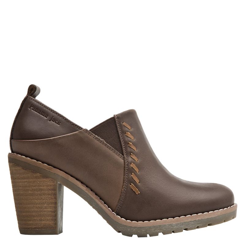 PANAMA JACK - Zapato Casual Mujer Cuero Café Panama Jack