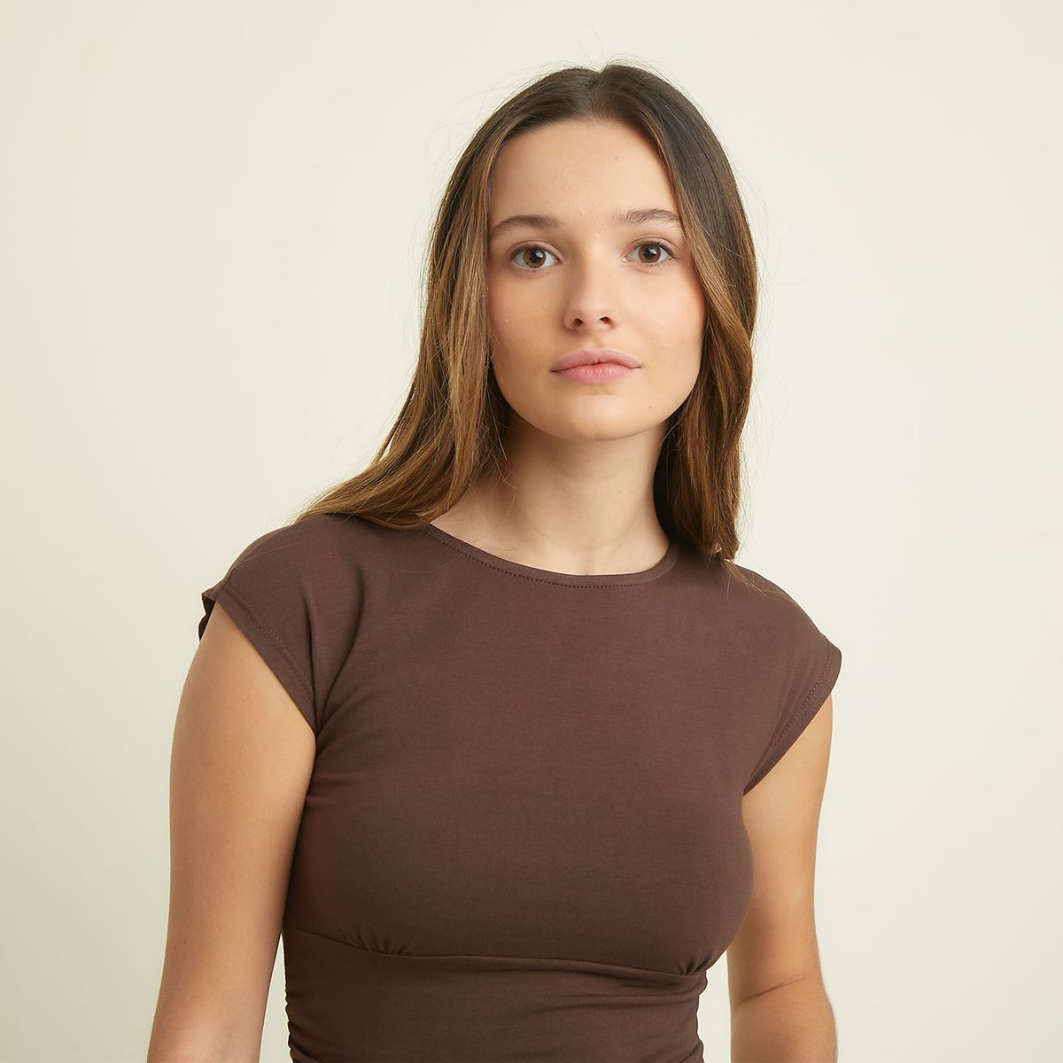 SYBILLA - Polera Algodón Mujer Sybilla