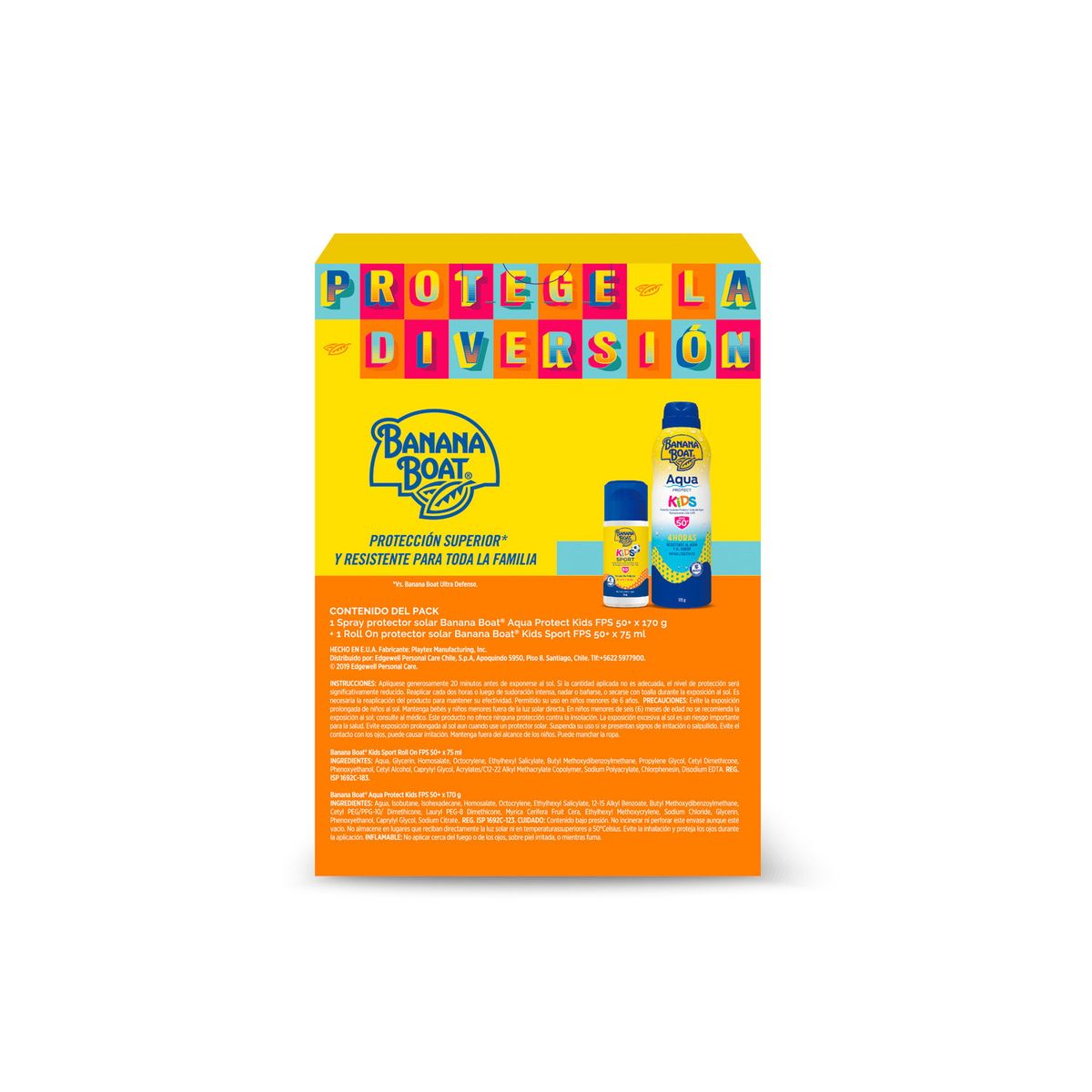 BANANA BOAT - Protector Solar Roll On Kids Sport Fps 50+ 75Ml Banana Boat