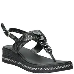 HUSH PUPPIES - Sandalia Mujer Negro