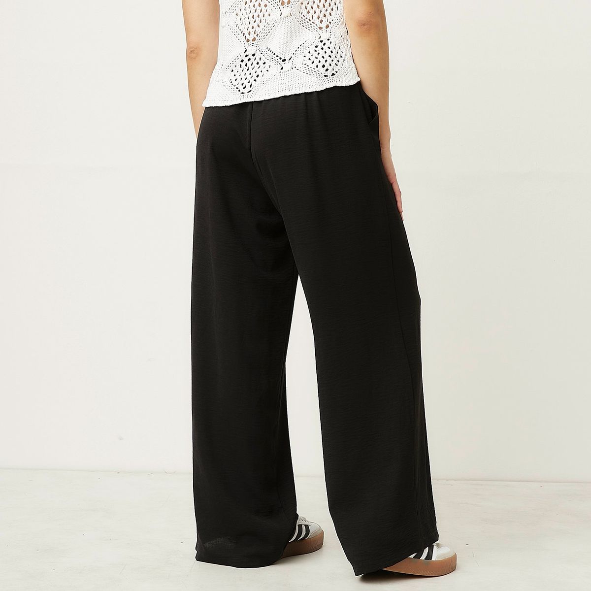 SYBILLA - Pantalón Relax Tiro Medio Mujer Sybilla