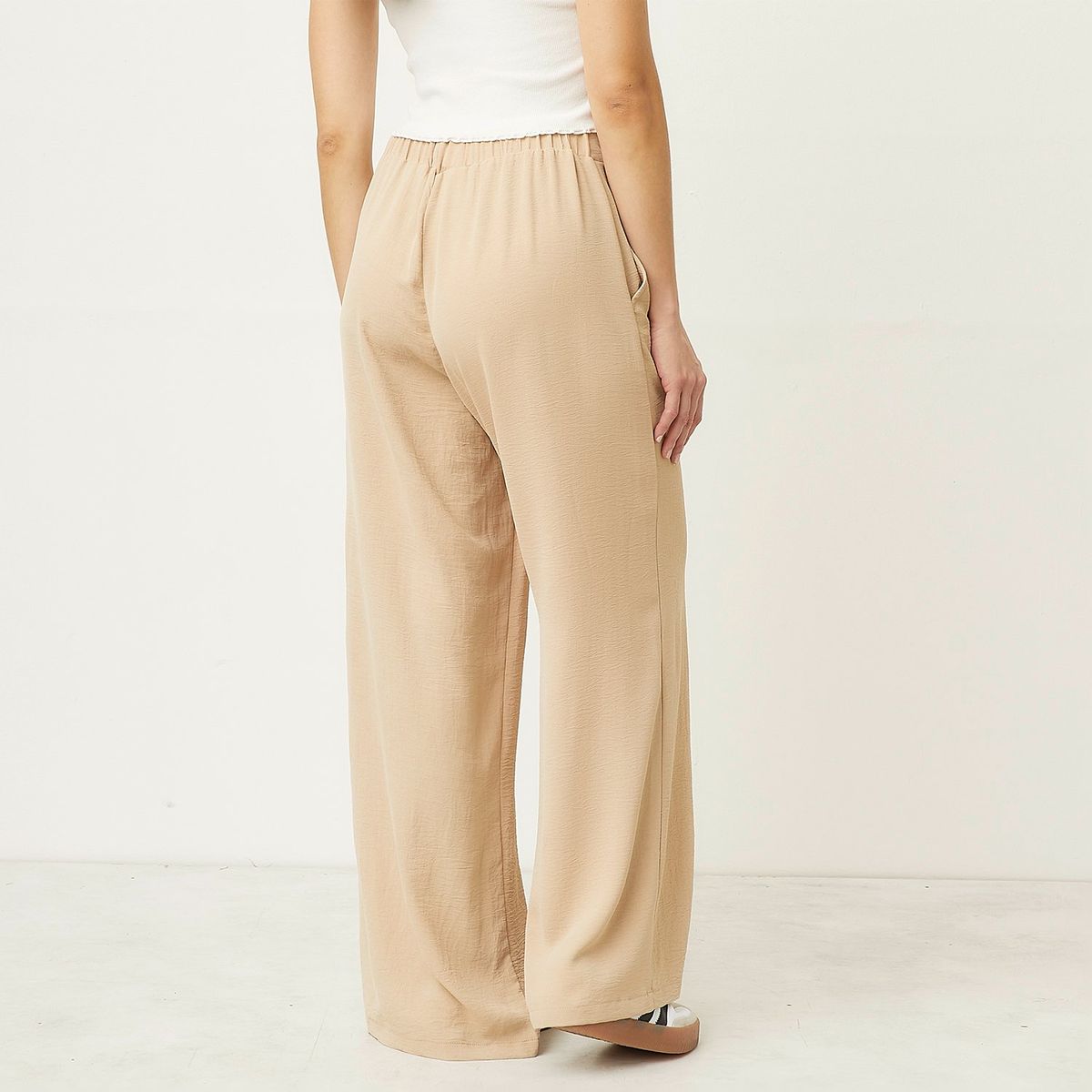 SYBILLA - Pantalón Relax Tiro Medio Mujer Sybilla