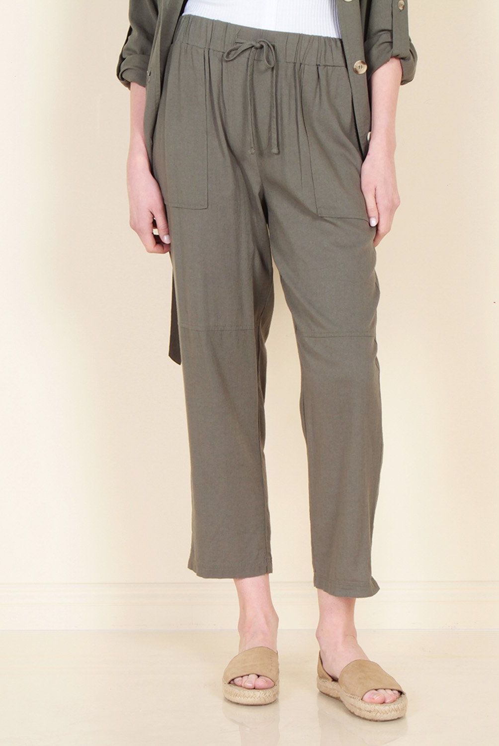 WADOS - Pantalón Cargo Tiro Alto Mujer Wados