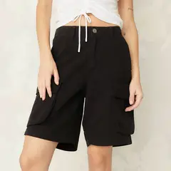 AMERICANINO - Short Cargo 100% Algodón Mujer