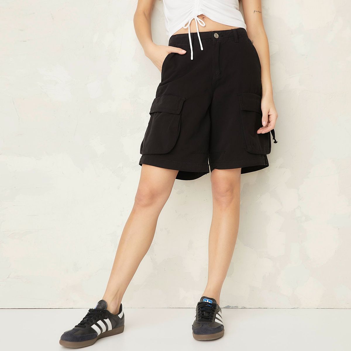 AMERICANINO - Short Americanino Cargo 100% Algodón Mujer