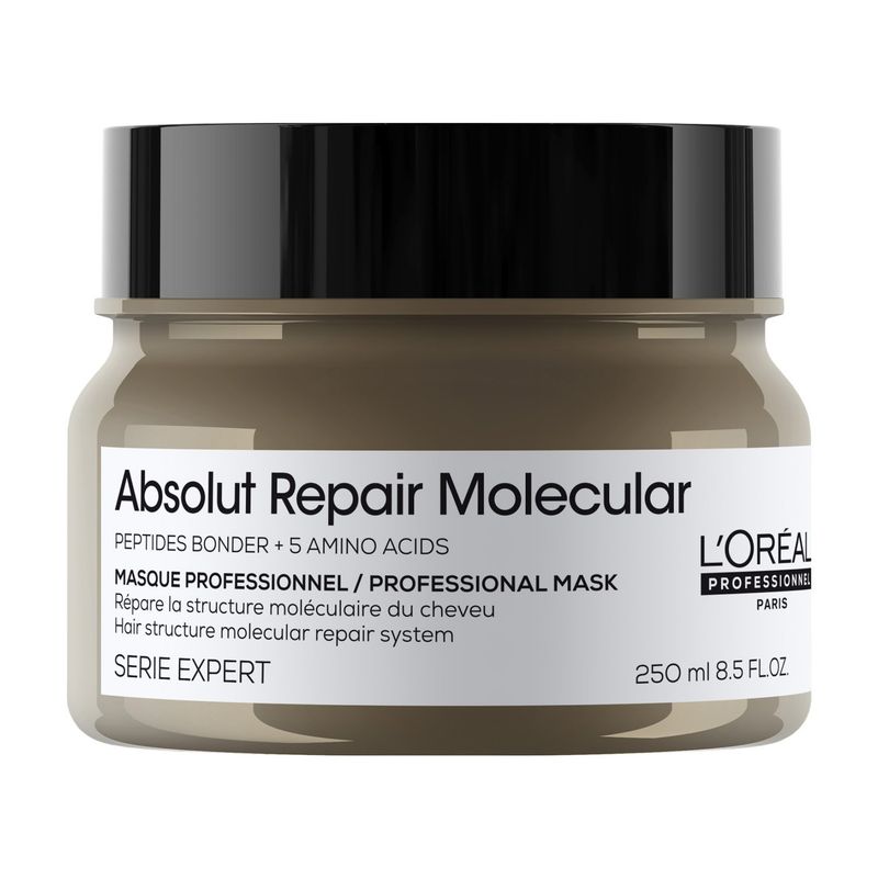 LOREAL PROFESSIONNEL - Máscara Absolut Repair Molecular De Reparación Molecular Profunda Para Cabello Dañado 250Ml Loreal Professionnel