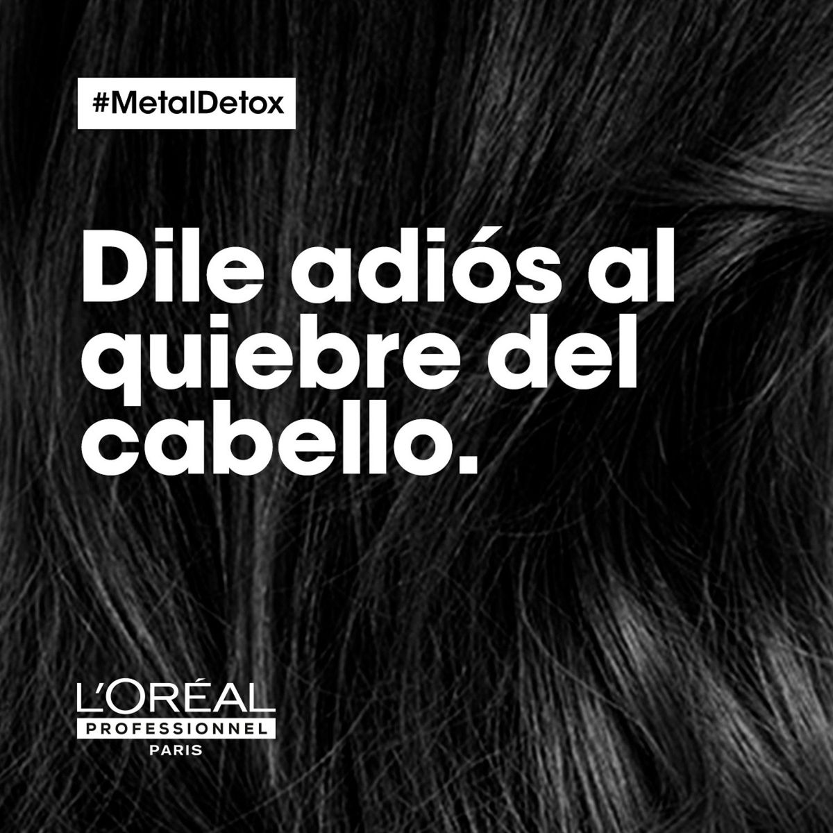 LOREAL PROFESSIONNEL - Set Metal Detox Anti-Quiebre Para Cabello Dañado y con Color Shampoo 300ml + Máscara 250ml + Tratamiento Pre-Shampoo 250ml Loreal PROFESSIONEL