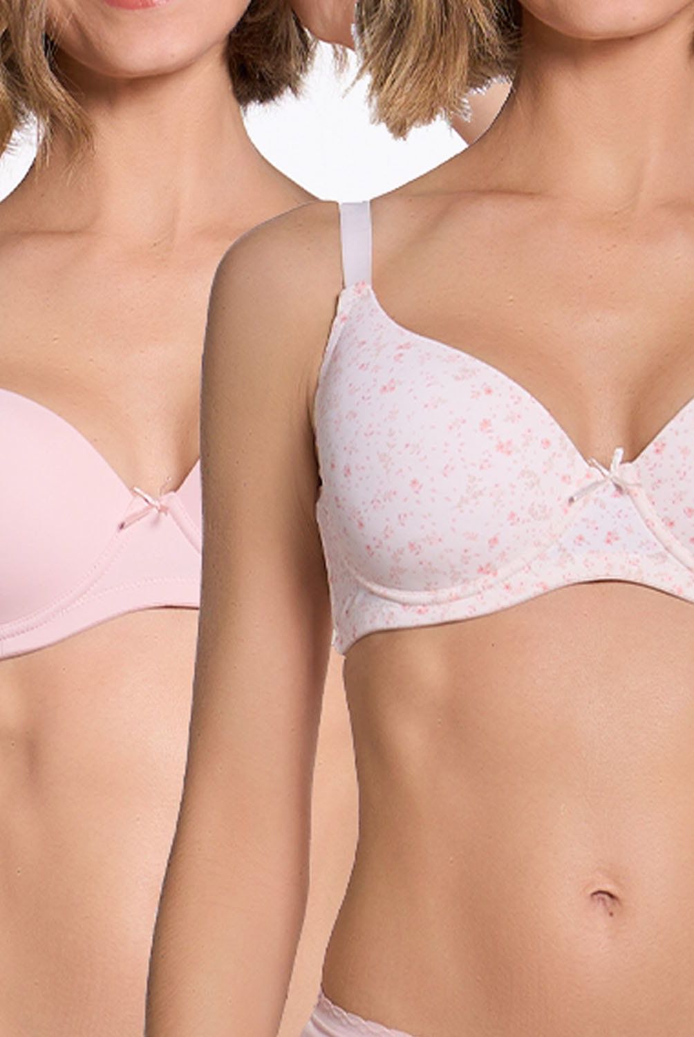 INTIME - Pack de 2 Sostenes Copa C Mujer Intime