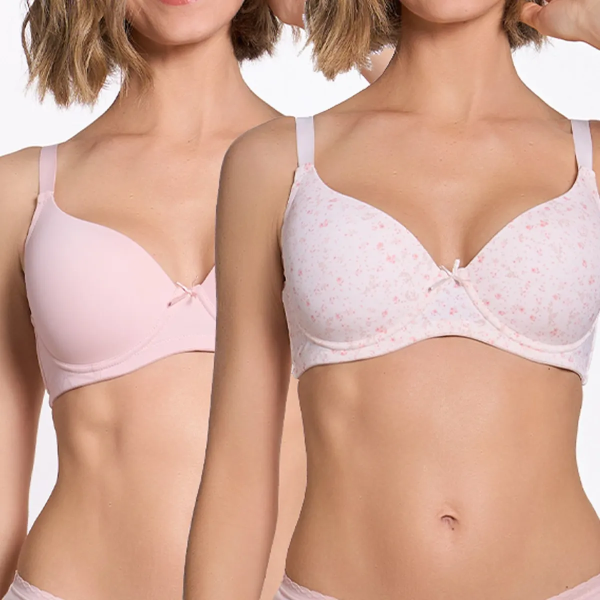 INTIME - Pack de 2 Sostenes Copa C Mujer Intime