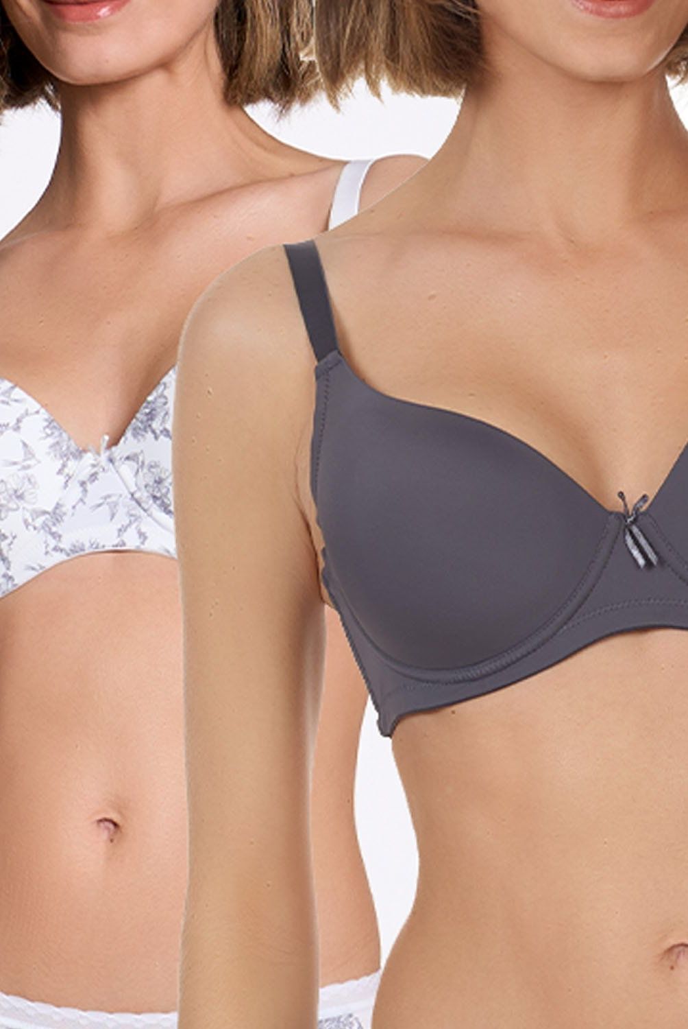 INTIME - Pack de 2 Sostenes Copa C Mujer Intime