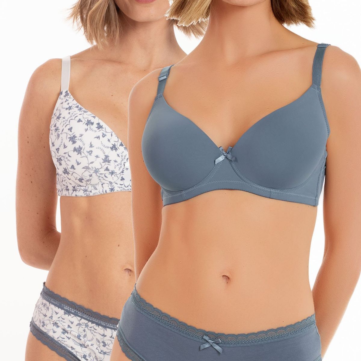 INTIME - Pack de 2 Sostenes Copa D Mujer Intime