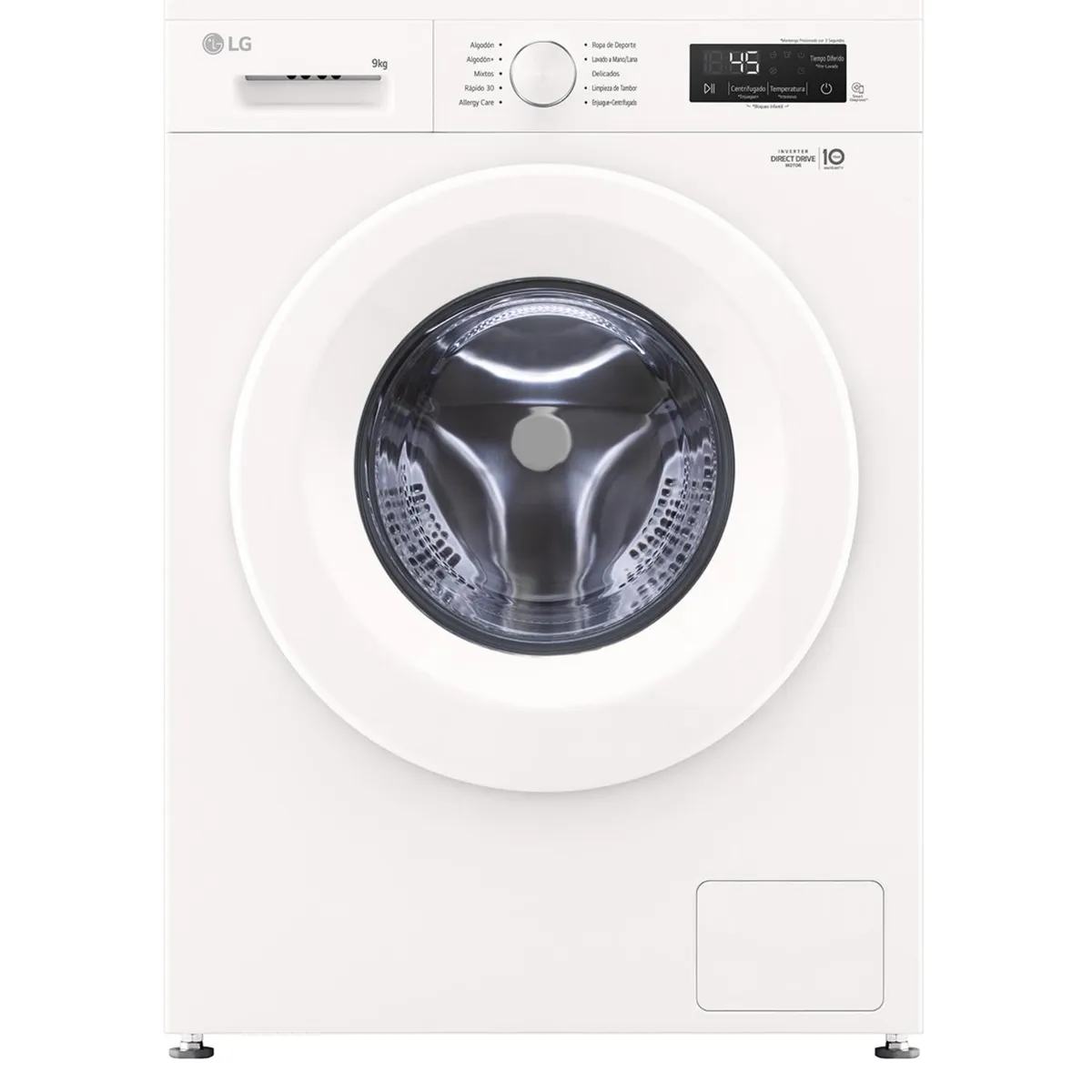 LG - Lavadora Automática Frontal 9 Kg WM9GWVFS6 LG