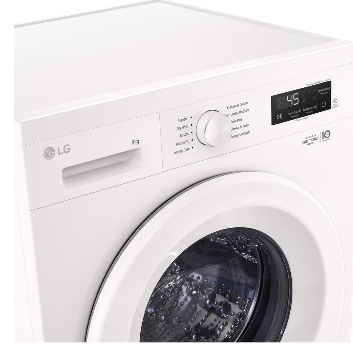 LG - Lavadora Automática Frontal 9 Kg WM9GWVFS6 LG