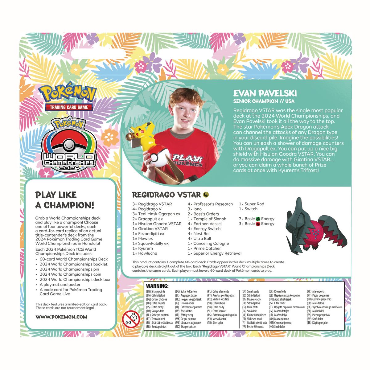 POKEMON - Tcg Cartas Pokemon Wcs Decks (2024) Evan Pavelski