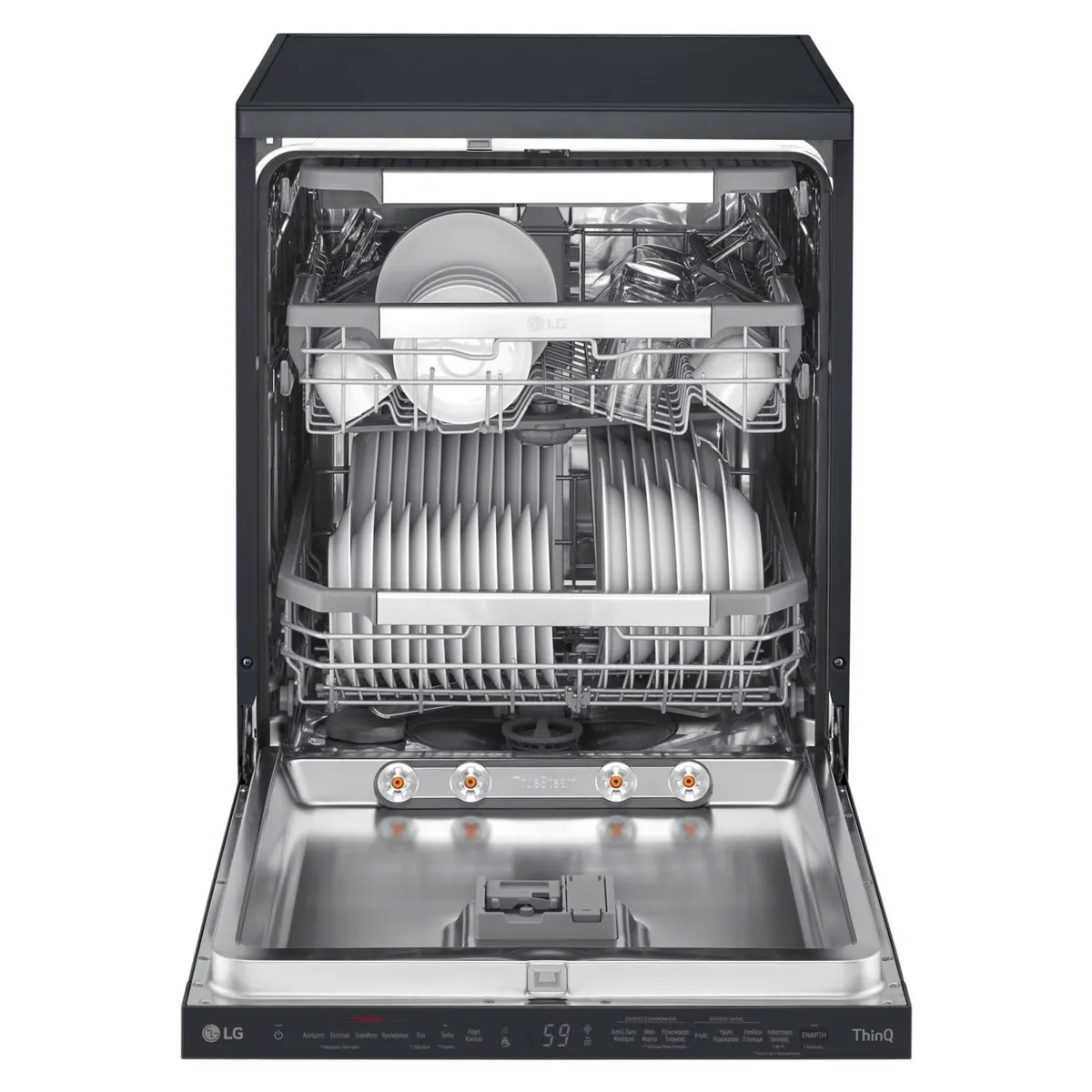 LG - Lavavajillas 14 Cubiertos Con QuadWash y AOD DF455HMS LG