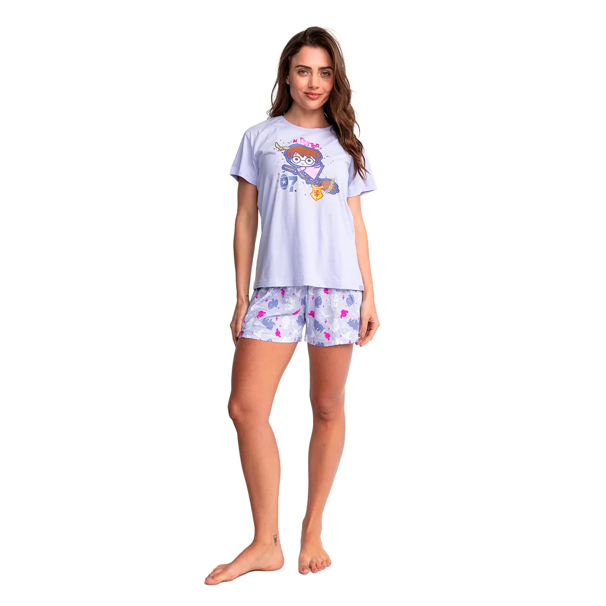 TOP - Pijama Corto Algodón Harry Potter Mujer Top