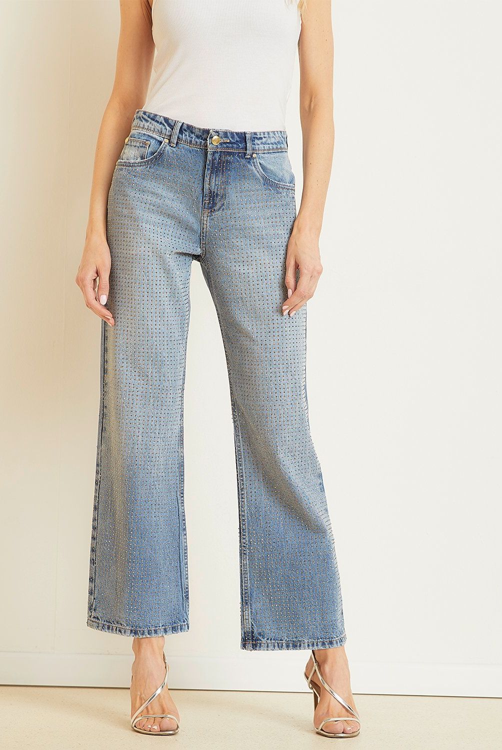 APOLOGY - Jeans Boyfriend Apology Por Pampita Tiro Medio Mujer Algodón