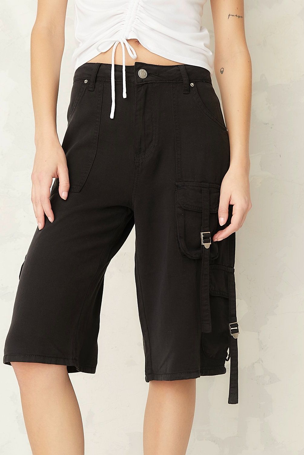 AMERICANINO - Short Americanino Mujer Cargo Tencel