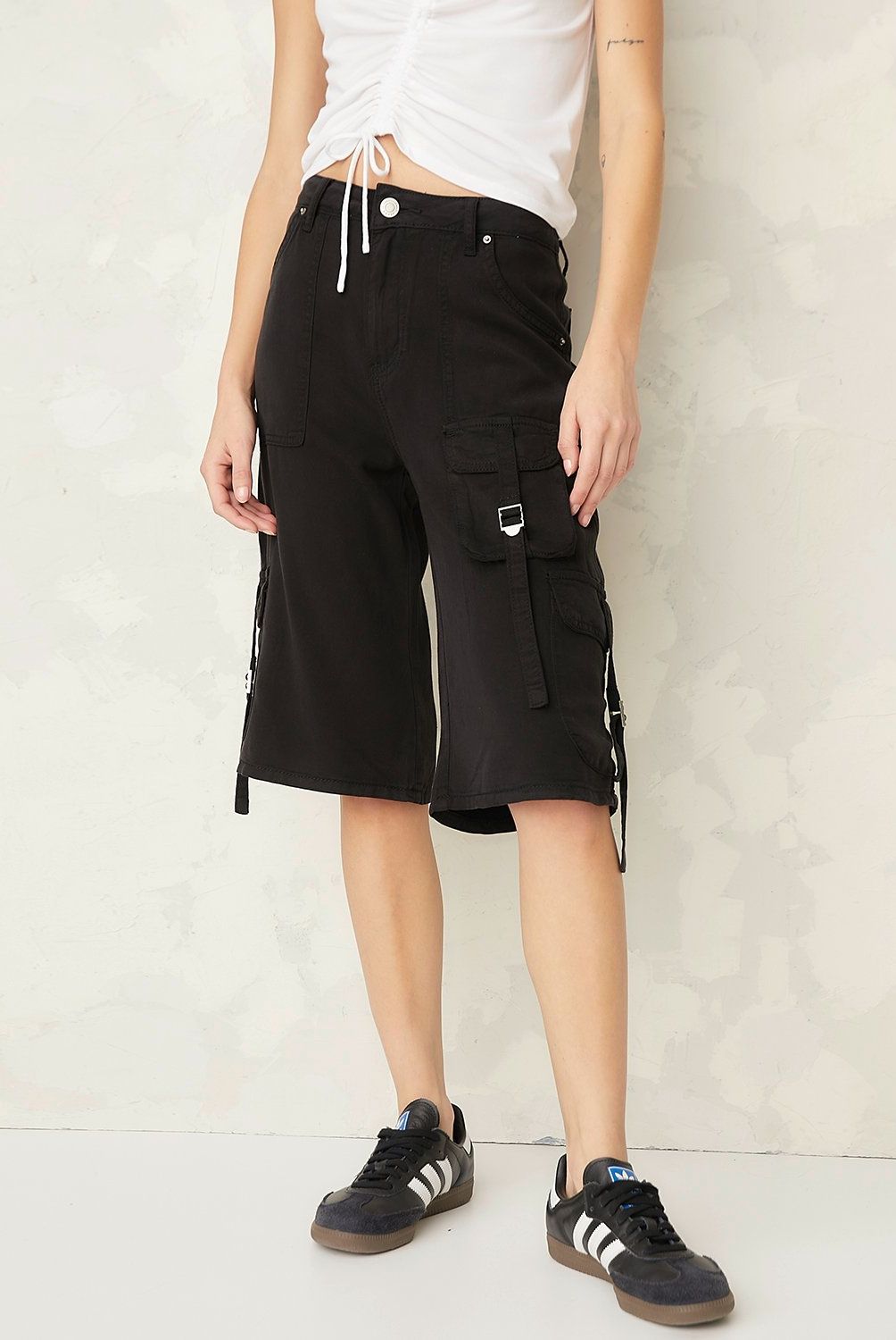 AMERICANINO - Short Americanino Mujer Cargo Tencel