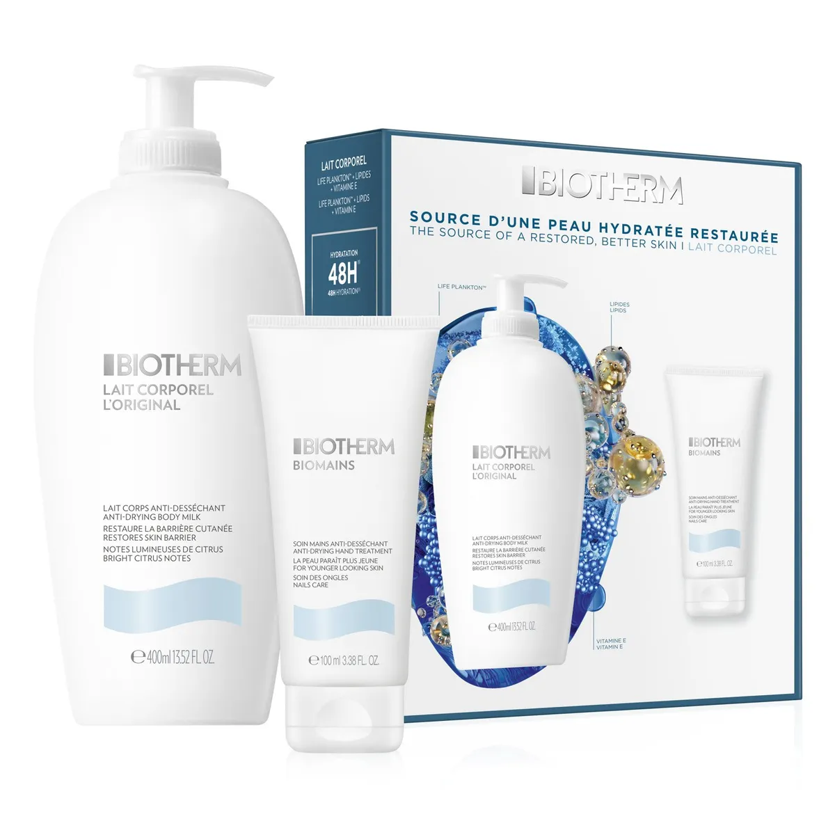 BIOTHERM - Set Hidratación Corporal Lait Corporel L'original 400 Ml Biotherm
