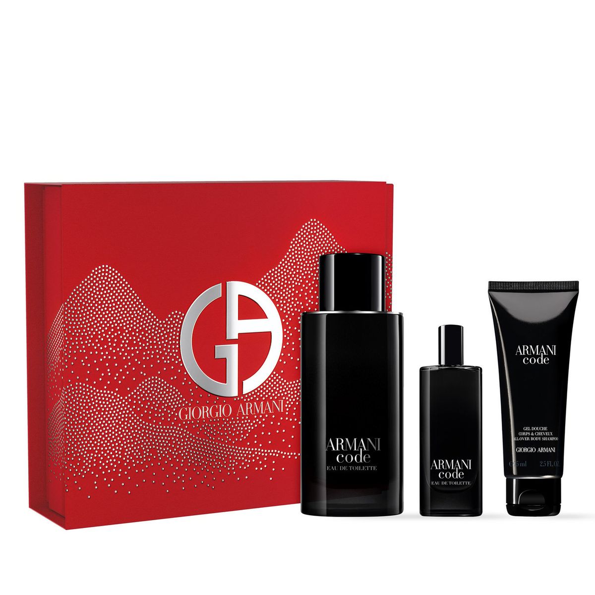 GIORGIO ARMANI - Set Perfume Hombre Armani Code Eau De Toilette 125ml + 15ml + Gel de Ducha 75ml Giorgio Armani