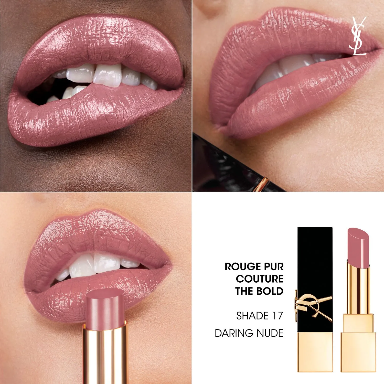 YVES SAINT LAURENT Labial Rouge Pur Couture The Bold 17 Yves Saint