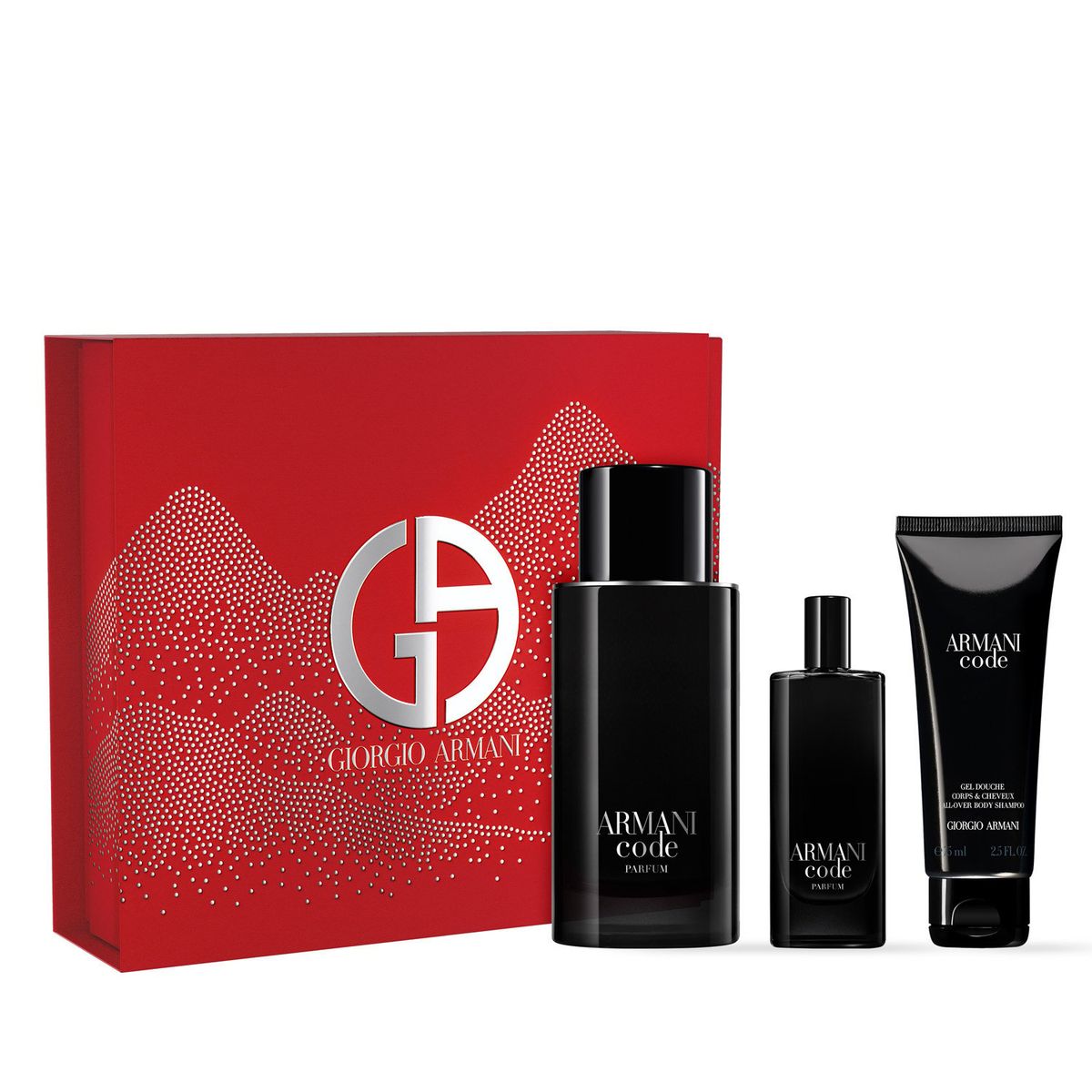 GIORGIO ARMANI - Set Perfume Hombre Armani Code Parfum 125ml + 15ml + Gel de Ducha 75ml Giorgio Armani