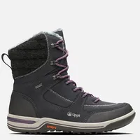 Polar Light Zapatilla Outdoor y Trekking Mujer Impermeable Cuero Negro