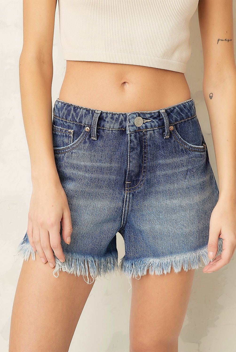 AMERICANINO - Short Americanino Denim Mujer Regular Fit Algodón
