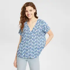 ESPRIT - Blusa Manga Corta Mujer