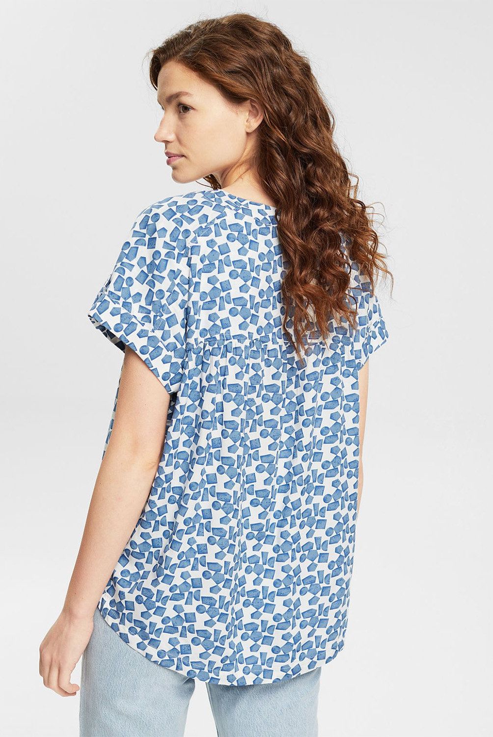 ESPRIT - Blusa Manga Corta Mujer Esprit