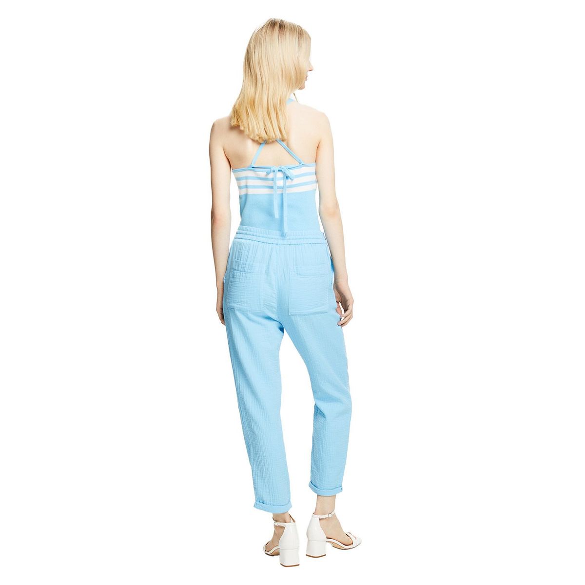 ESPRIT - Pantalón Slim Tiro Medio Mujer Esprit